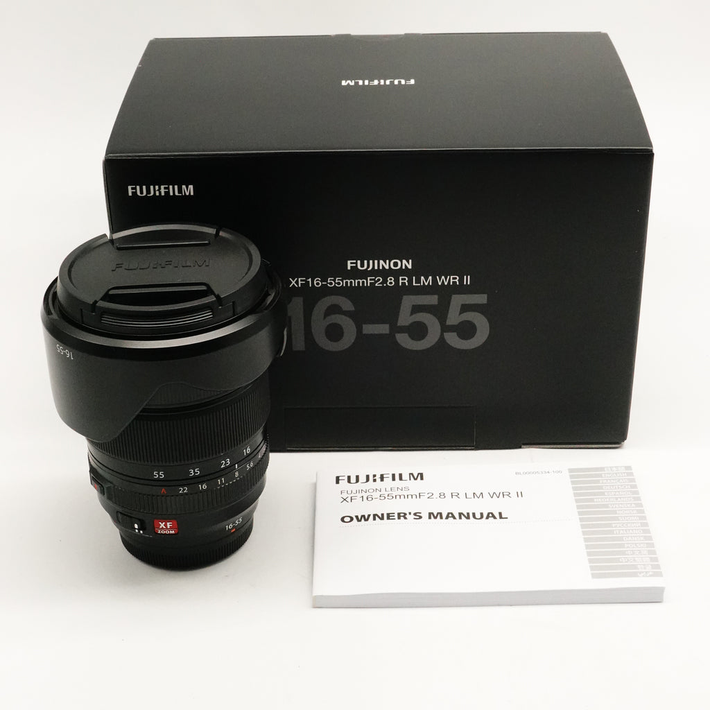 Pre-Owned Fujifilm XF 16-55mm f2.8 R LM WR II Lens Mint in Box SN: 4DA06450 (Second Hand)