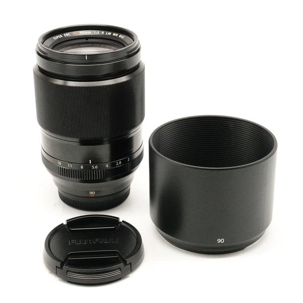 Pre-Owned Fujifilm XF 90mm f/2 R LM WR Lens Mint in Box SN: 4BC00225 (Second Hand)
