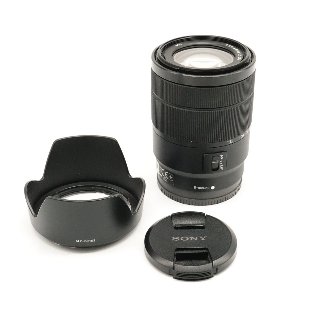 Pre-Owned Sony 18-135mm f3.5-5.6 OSS Lens With Front and Rear Caps, Hood SN: 2075471 (Second Hand)