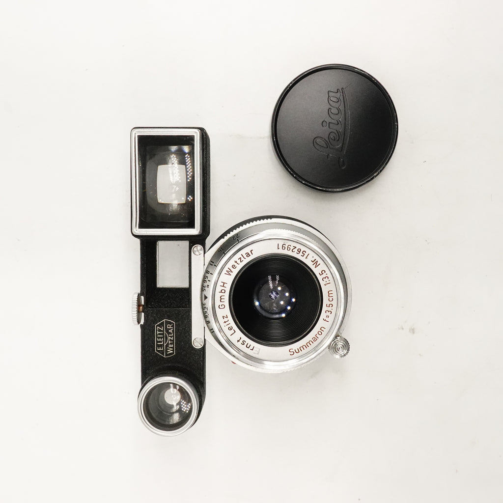 Pre-Owned Leica  Summaron 3.5cm f/3.5 Lens With Caps, Goggles  SN: 1562991 (Second Hand)