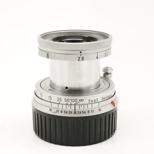 Pre-Owned Leica  Elmar 5cm f/2.8 Lens With Front and Rear Cap SN: 1601127 (Second Hand)