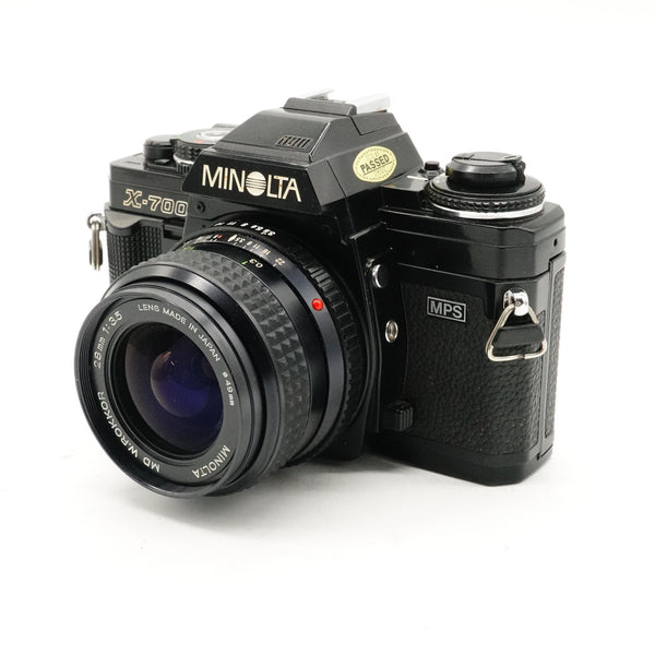 Pre-Owned Minolta X-700 MPS SLR Camera with 28mm Lens & Auto Winder G 1453071 (Second Hand)