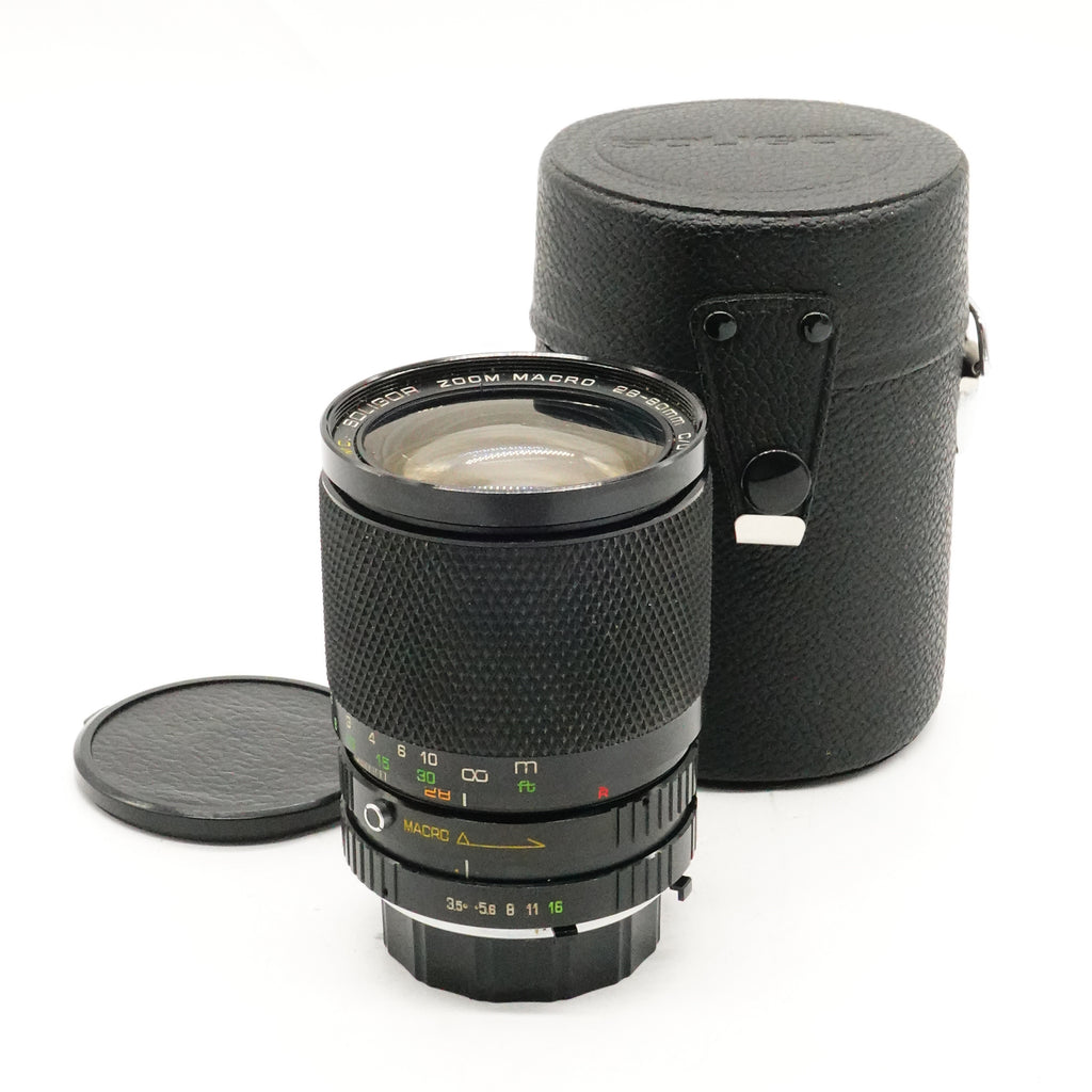 Pre-Owned Soligor Macro 28-200mm f/3.5-4.5 Lens With Case for Minolta SR [Haze] 381033731 (Second Hand)