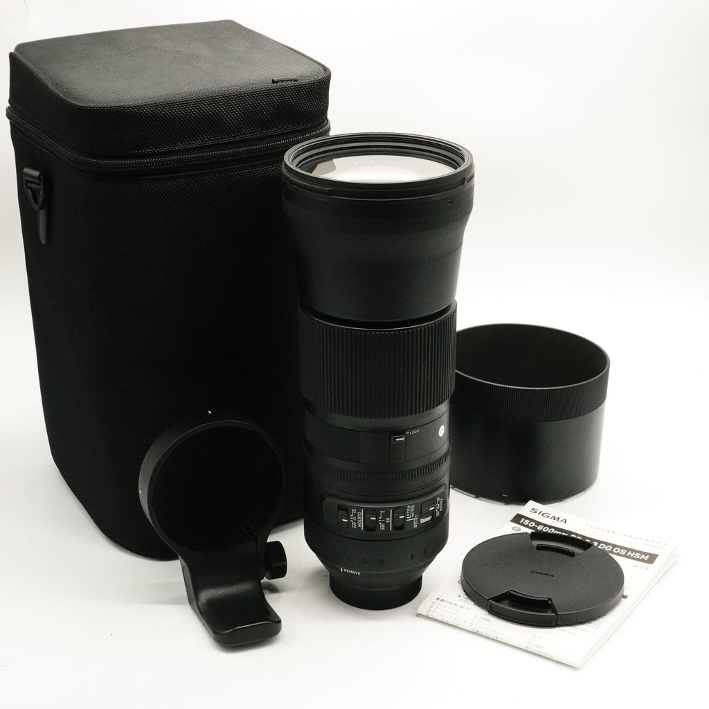 Pre-Owned Sigma 150-600mm f/5-6.3 DG OS Contemporary for Nikon F With Manual, Case, Hood & Caps 56341417 (Second Hand)