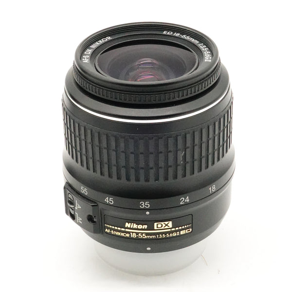 Pre-Owned Nikon AF-S NIKKOR 18-55mm f/3.5-5.6 G II DX ED Lens With Caps SN: 3304383 (Second Hand)