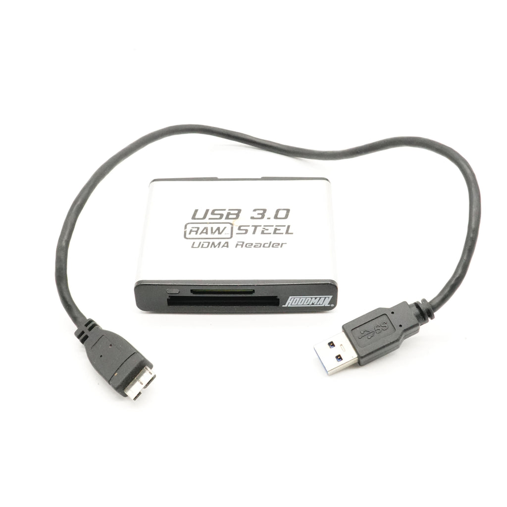 Pre-Owned Hoodman USB 3.0 RAW Steel UDMA CF/SD Reader (Second Hand)