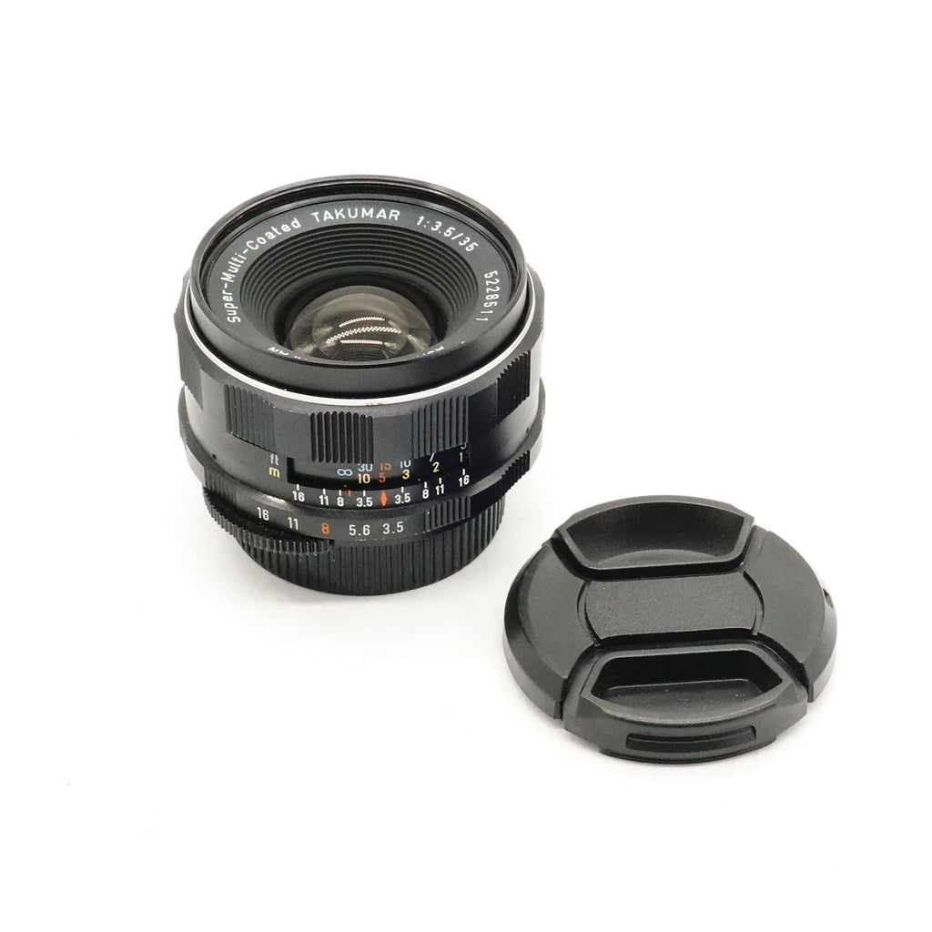 Pre-Owned Asahi-Pentax SMC Takumar 35mm f/3.5 lens With Front & Rear Caps SN: 5228511 (Second Hand)