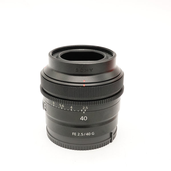 Pre-Owned Sony FE 40mm f/2.5 G Lens With Box, Caps SN: 1819266 (Second Hand)
