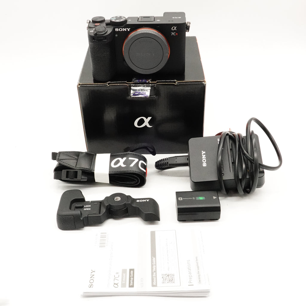 Pre-Owned Sony A7CR Mirrorless Camera Body Only - Shutter Count 996 With Box, Manuals, Strap, Grip Extender, Charger & Battery SN: 2754845 (Second Hand)