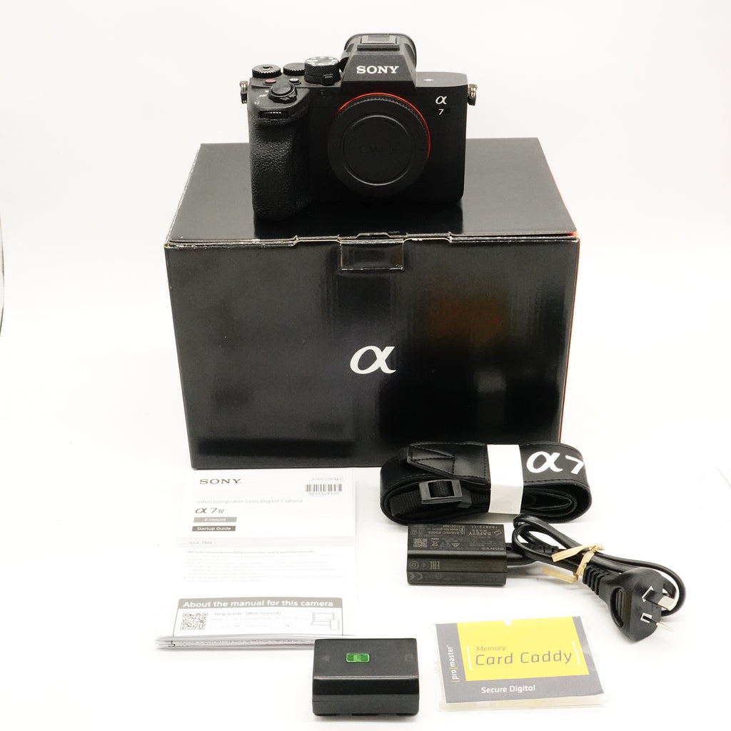 Pre-Owned Sony A7iv Camera Body With Box, Battery, Strap & USB Adapter SN: 7225200 (Second Hand)