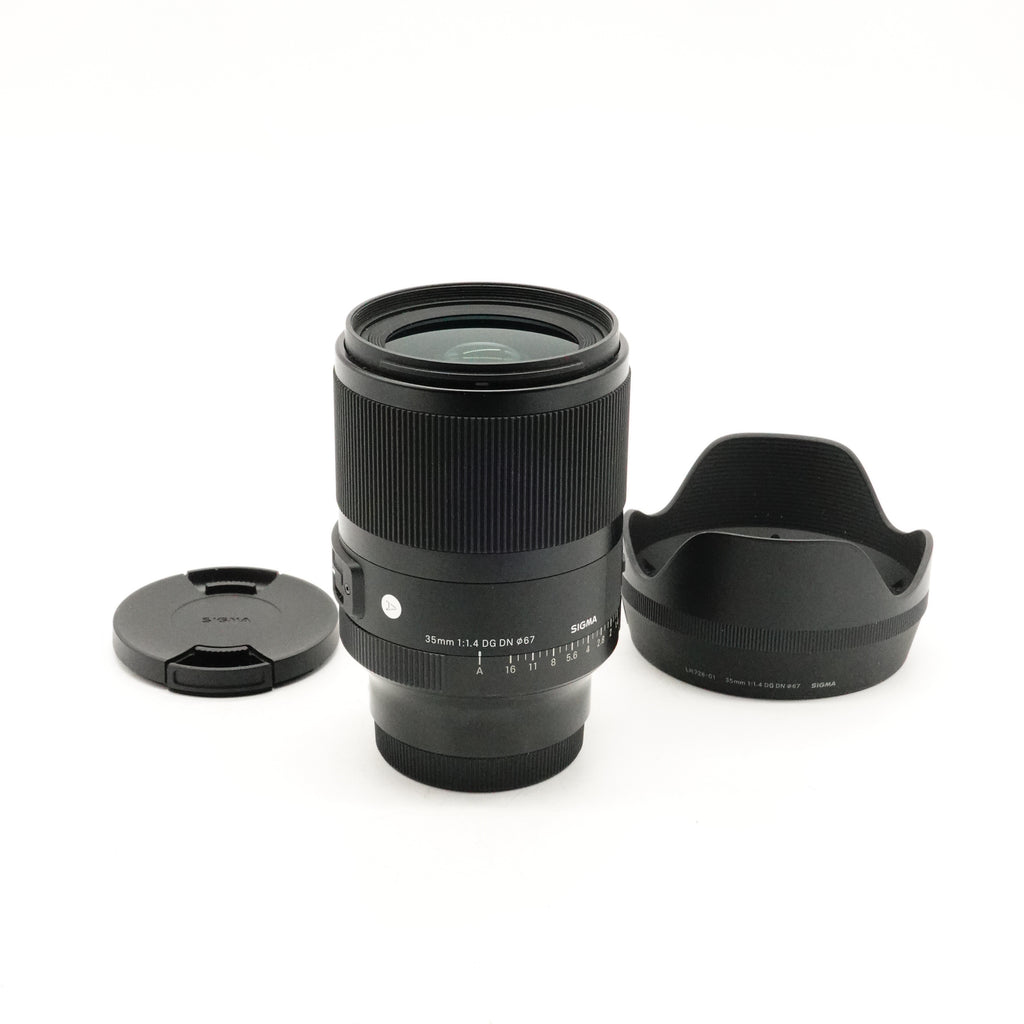 Pre-Owned Sigma 35mm f/1.4 DG DN Art Lens For Sony E Mount With Caps & Hood SN: 56682691 (Second Hand)