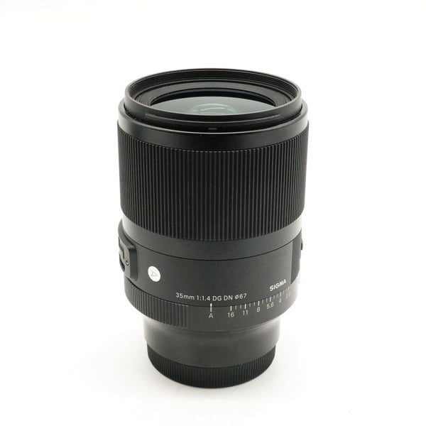 Pre-Owned Sigma 35mm f/1.4 DG DN Art Lens For Sony E Mount With Caps & Hood SN: 56682691 (Second Hand)