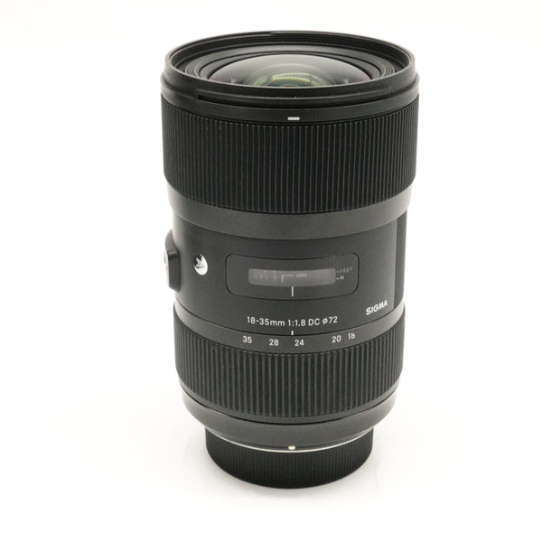 Pre-Owned Sigma 18-35mm f/1.8 DC HSM Art Lens With Case, Hood, Caps SN: 51029625 (Second Hand)