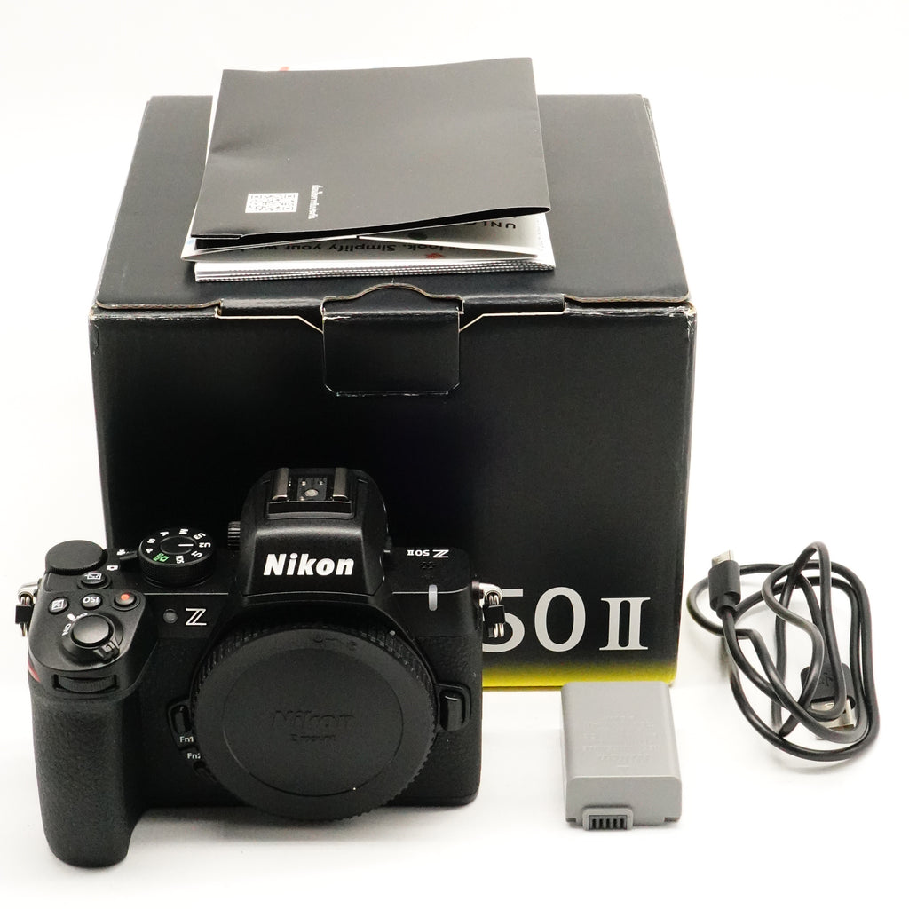 Pre-Owned Nikon Z50 II Mirrorless Camera Body With Box, Battery & Charger SN: 7013403 (Second Hand)