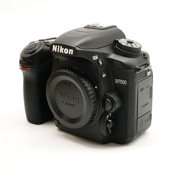 Pre-Owned Nikon D7500 DSLR Body [SC <100] Mint in Box SN: 2099287 (Second Hand)