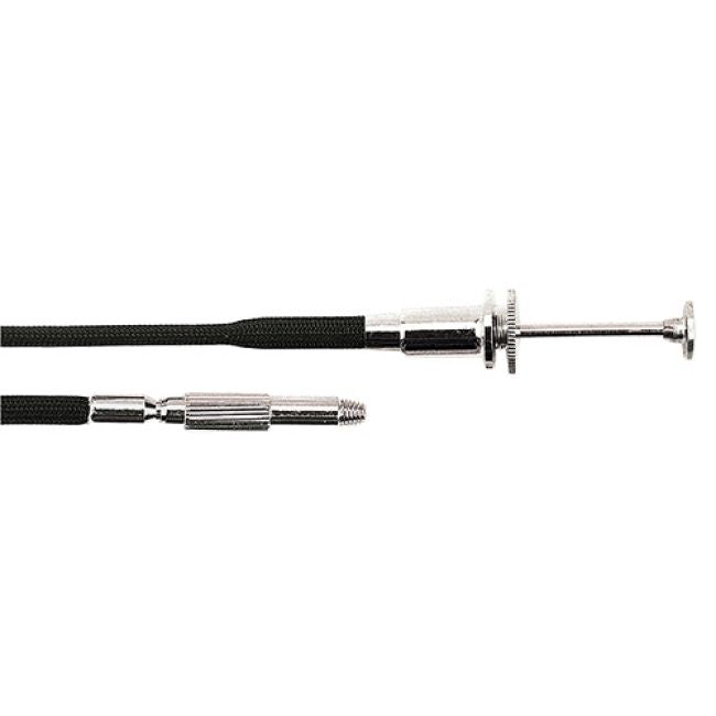Kaiser 6108 Cable Release, With Auto-Lock Disc, With Black Fabric Covering - 50cm