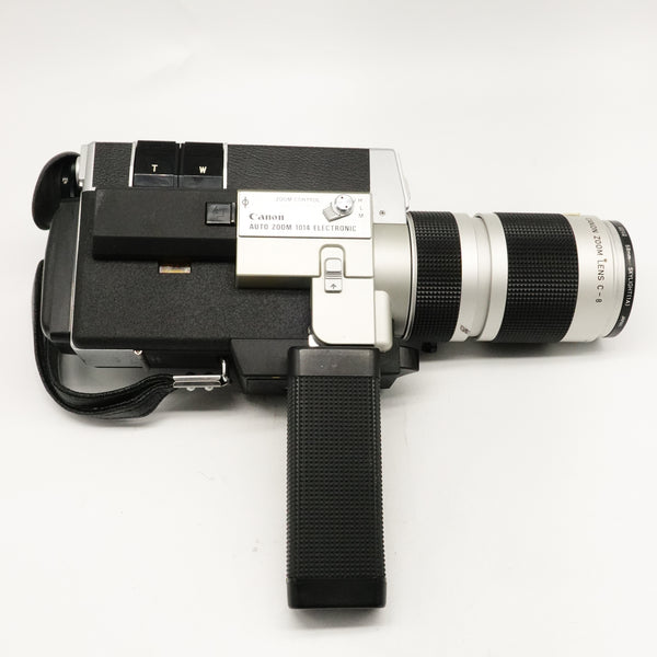 Pre-Owned Canon  Auto Zoom 1014 Electronic Super 8 Movie Camera With Hood, Batteries & Bag SN: 164090 (Second Hand)