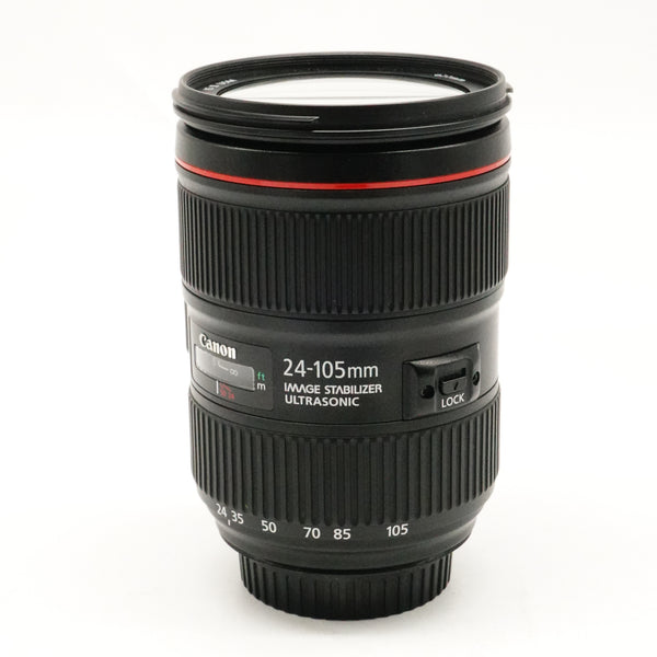 Pre-Owned Canon EF 24-105mm f/4L II IS USM Lens  With F&R Caps, Pouch, Hood SN: 6120001478 (Second Hand)