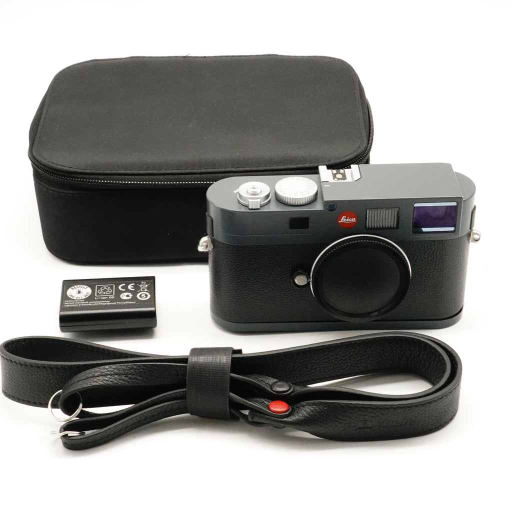 Pre-Owned Leica M-E (220) Digital Camera With Strap, Battery, Cap & Case SN: 4422740 (Second Hand)