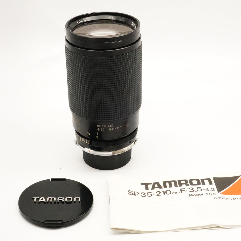 Pre-Owned Tamron SP 35-210mm F/3.5-4.2 Lens for Olympus With Caps SN: 306685 (Second Hand)