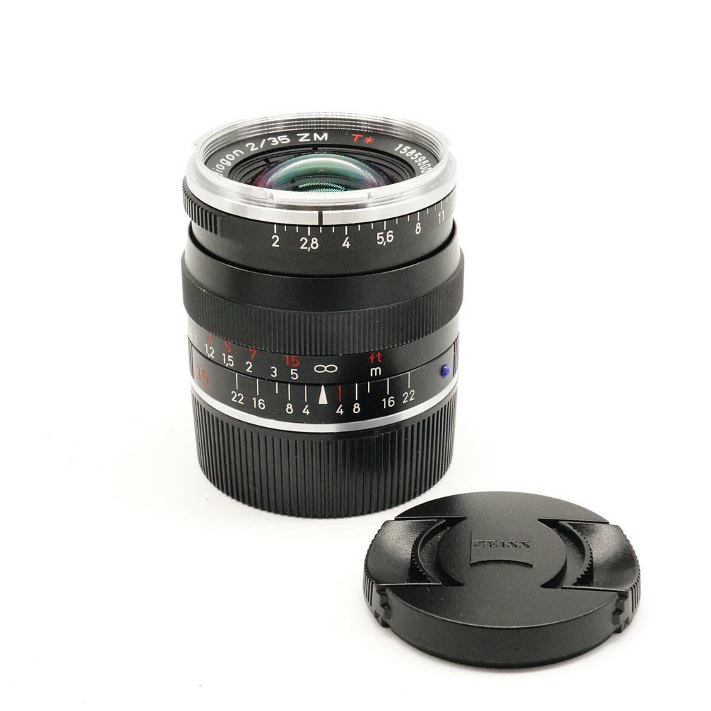 Pre-Owned Carl Zeiss ZM Biogon 35mm f/2 T* With Case & Caps SN: 15859800 (Second Hand)