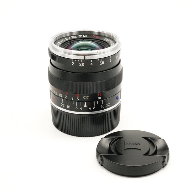 Pre-Owned Zeiss Biogon 35mm F/2 ZM T* With Case & Caps SN: 15859800 (Second Hand)