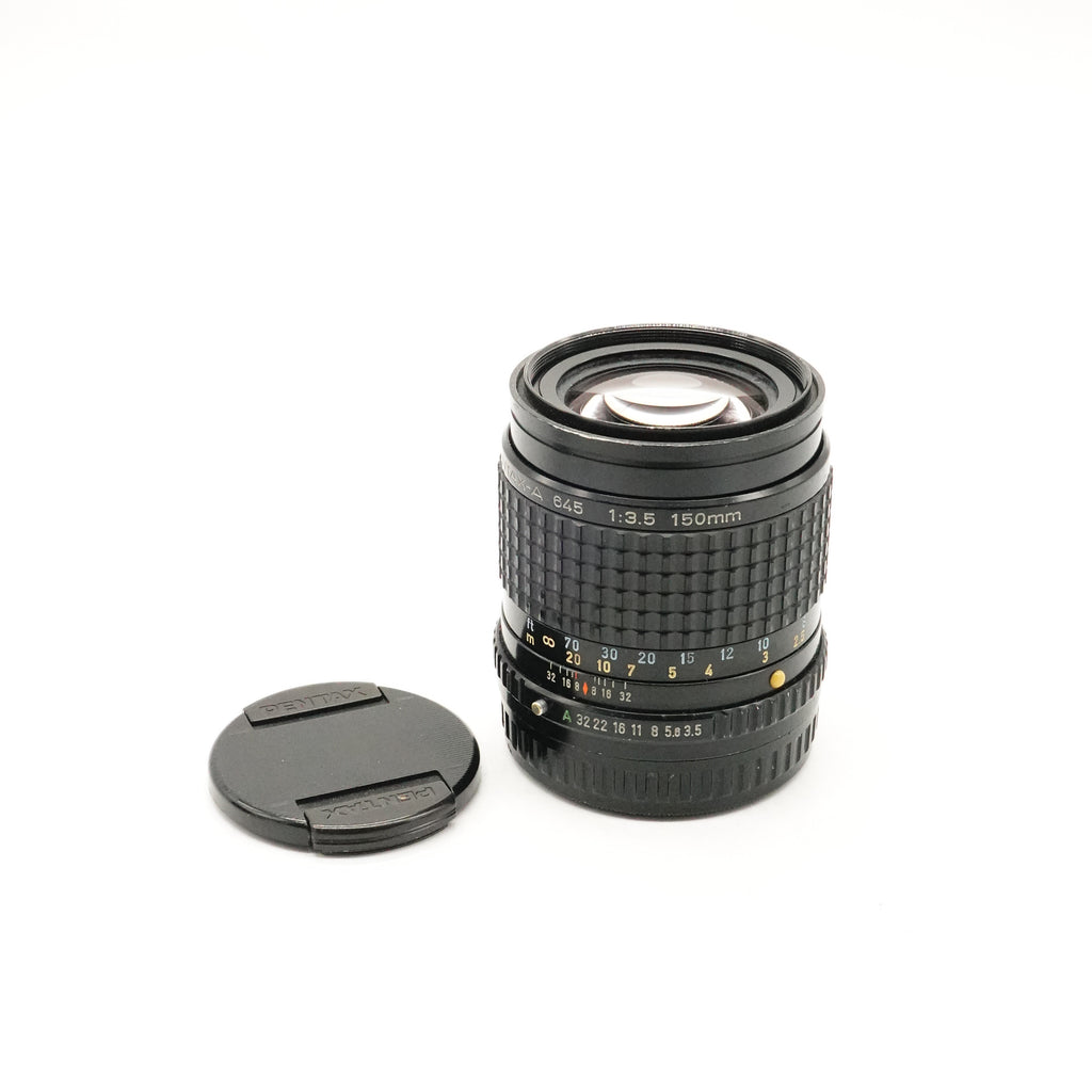 Pre-Owned Pentax 645 MF 150mm f/3.5 SMC Lens with F&R Caps 4106388 (Second Hand)