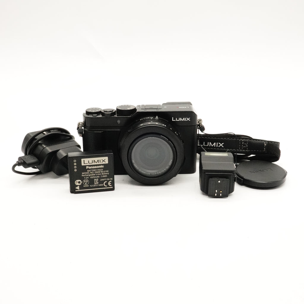 Pre-Owned Panasonic Lumix LX100 ii Body With Battery, Cap and Flash SN: WT8KA001359 (Second Hand)