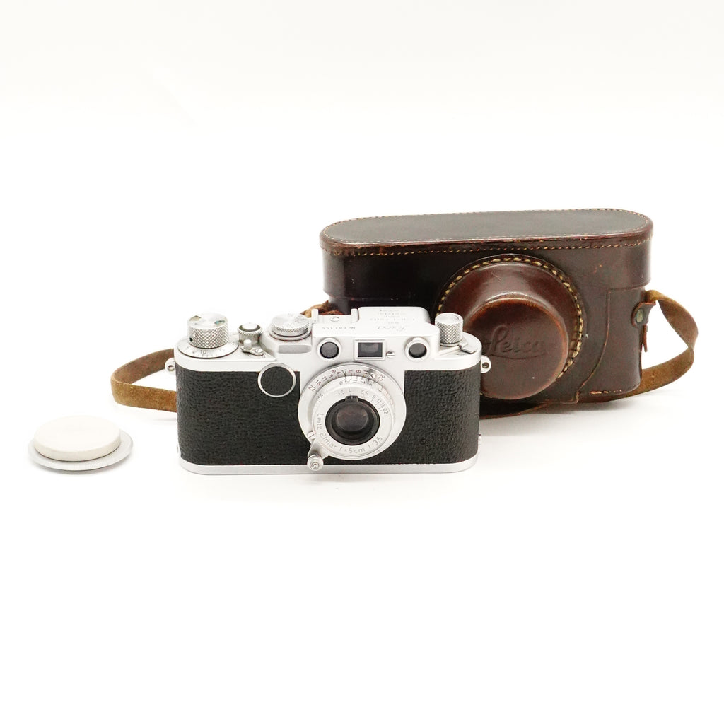 Pre-Owned Leica IIF with Case & 5cm F3.5 lens SN: 681155 Made in 1954 - (Second Hand)