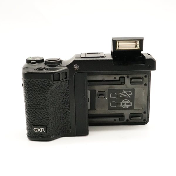Pre-Owned Ricoh GXR Digital Camera Kit, A12 4.9-52.5mm F/3.5-5.6 VC & P10 33mm F/2.5 Macro with Battery, Charger, Strap & Automatic Cap (Broken Flash) SN: 15105511 (Second Hand)