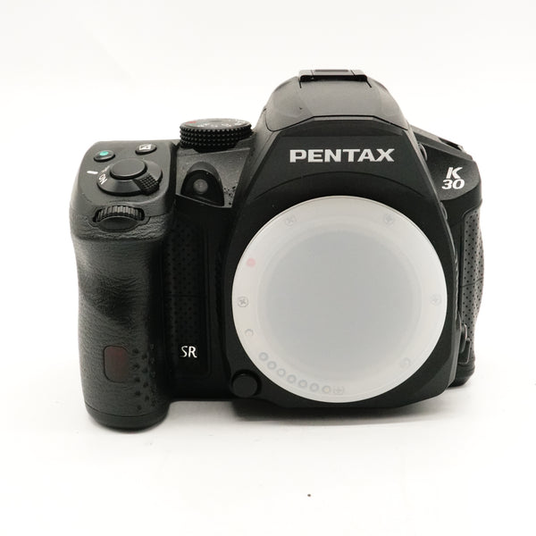 Pre-Owned Pentax  K-30 DSLR With Manual, Strap, DVD, Charger, Battery, Cap, Cables SN: 4355191 (Second Hand)