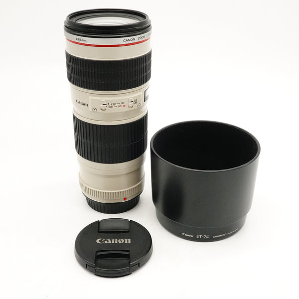Pre-Owned Canon EF 70-200mm f/4 L USM Lens With Box & All Accessories SN: 6720005490 (Second Hand)