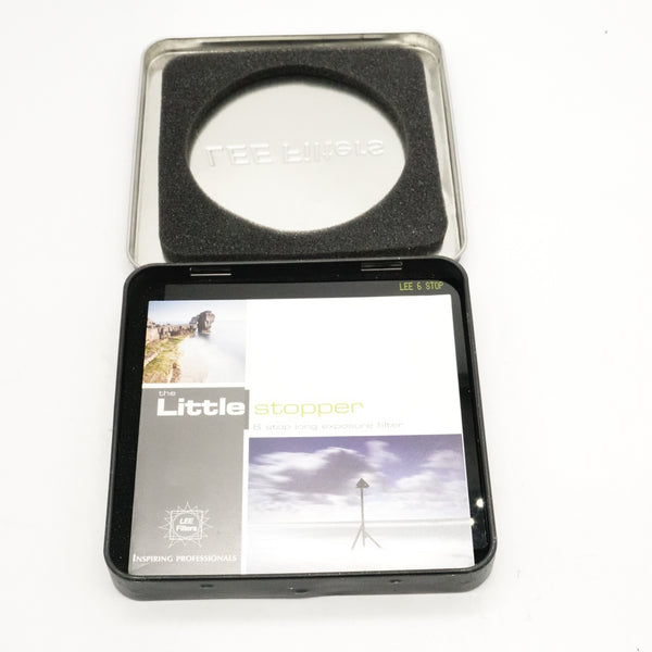 Pre-Owned Lee Filters Little Stopper 100x100mm 6 Stop ND Filter With Case (Second Hand)