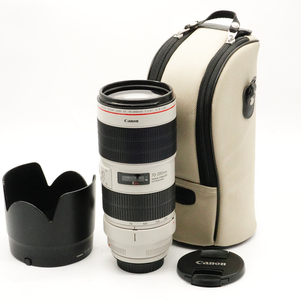 Pre-Owned Canon EF 70-200 f/2.8L IS USM III Lens with Case Caps & Hood 8820000698 (Second Hand)