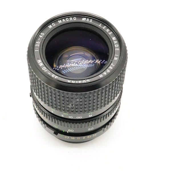 Pre-Owned Cosina 35-70mm Macro f/3.5-4.5 with Caps for Pentax K R95122123 (Second Hand)