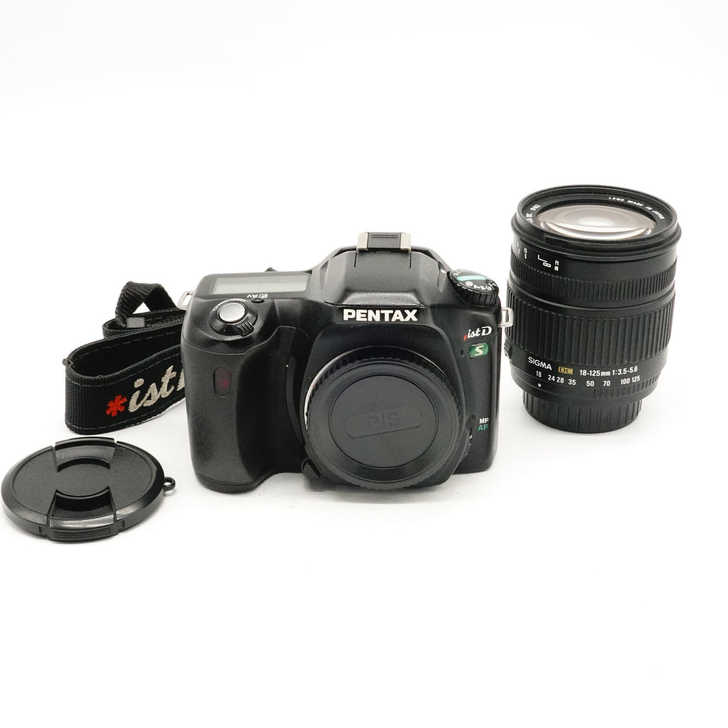 Pre-Owned Pentax *ist DS DSLR with Sigma DC 18-250mm f/3.5-5.6 Lens & Strap SN: 1102982/1041817(Second Hand)