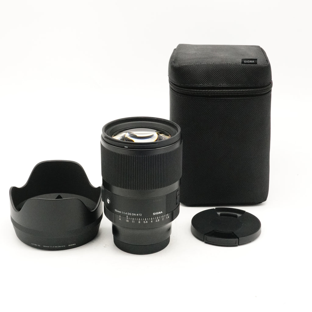 Pre-Owned Sigma 50mm f/1.4 DG DN Art Lens For Sony E With Bag, Hood, Front & Rear Caps SN: 57252871 (Second Hand)
