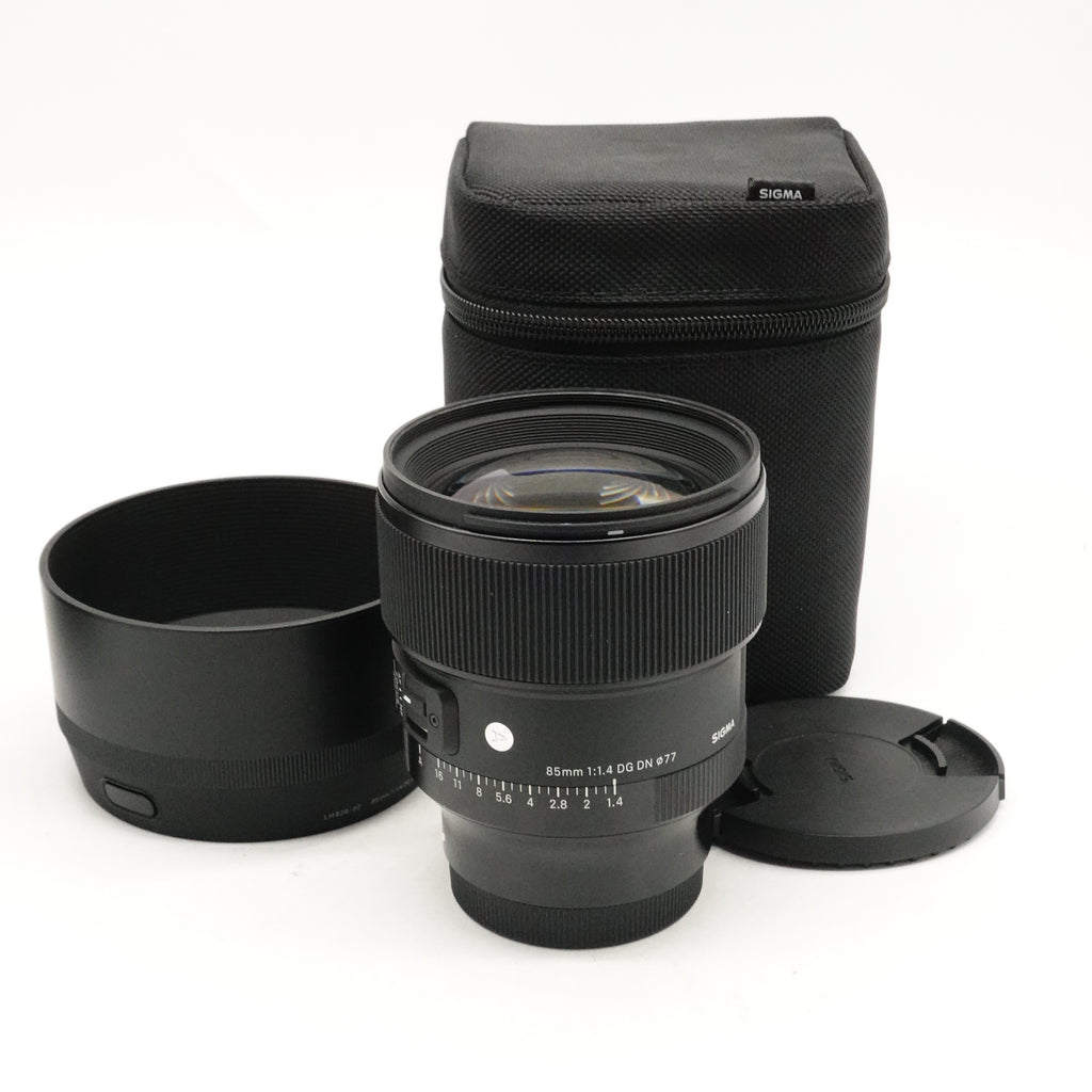 Pre-Owned Sigma 85mm f/1.4 DG DN Art Lens For Sony E With Bag, Hood, Front & Rear Caps SN: 57865384 (Second Hand)