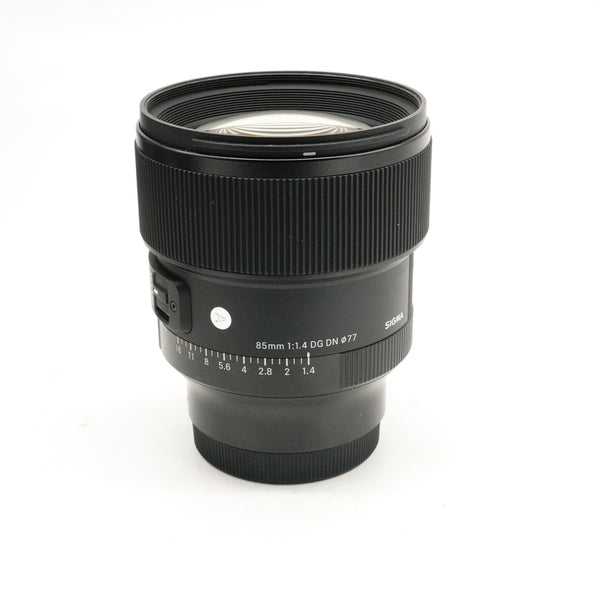 Pre-Owned Sigma 85mm f/1.4 DG DN Art Lens For Sony E With Bag, Hood, Front & Rear Caps SN: 57865384 (Second Hand)