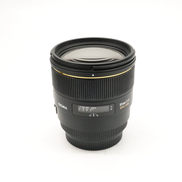 Pre-Owned Sigma 85mm f/1.4 EX DG Lens For Canon EF Mount With Box & All Accessories SN: 11729848 (Second Hand)