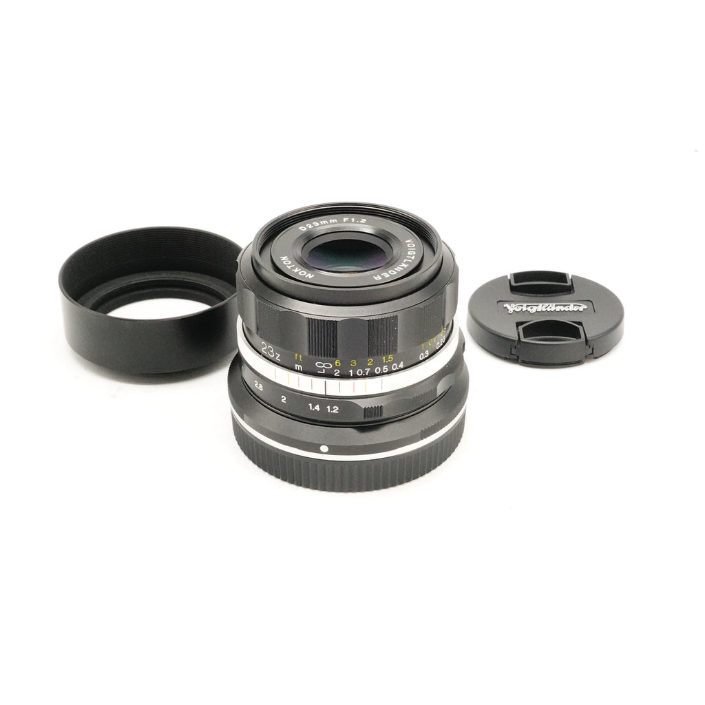 Pre-Owned Voigtlander NOKTON D23mm F/1.2 ASPH Lens (Nikon Z Mount) With Caps & Hood SN: 07240782 (Second Hand)