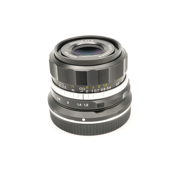 Pre-Owned Voigtlander NOKTON D23mm F/1.2 ASPH Lens (Nikon Z Mount) With Caps & Hood SN: 07240782 (Second Hand)