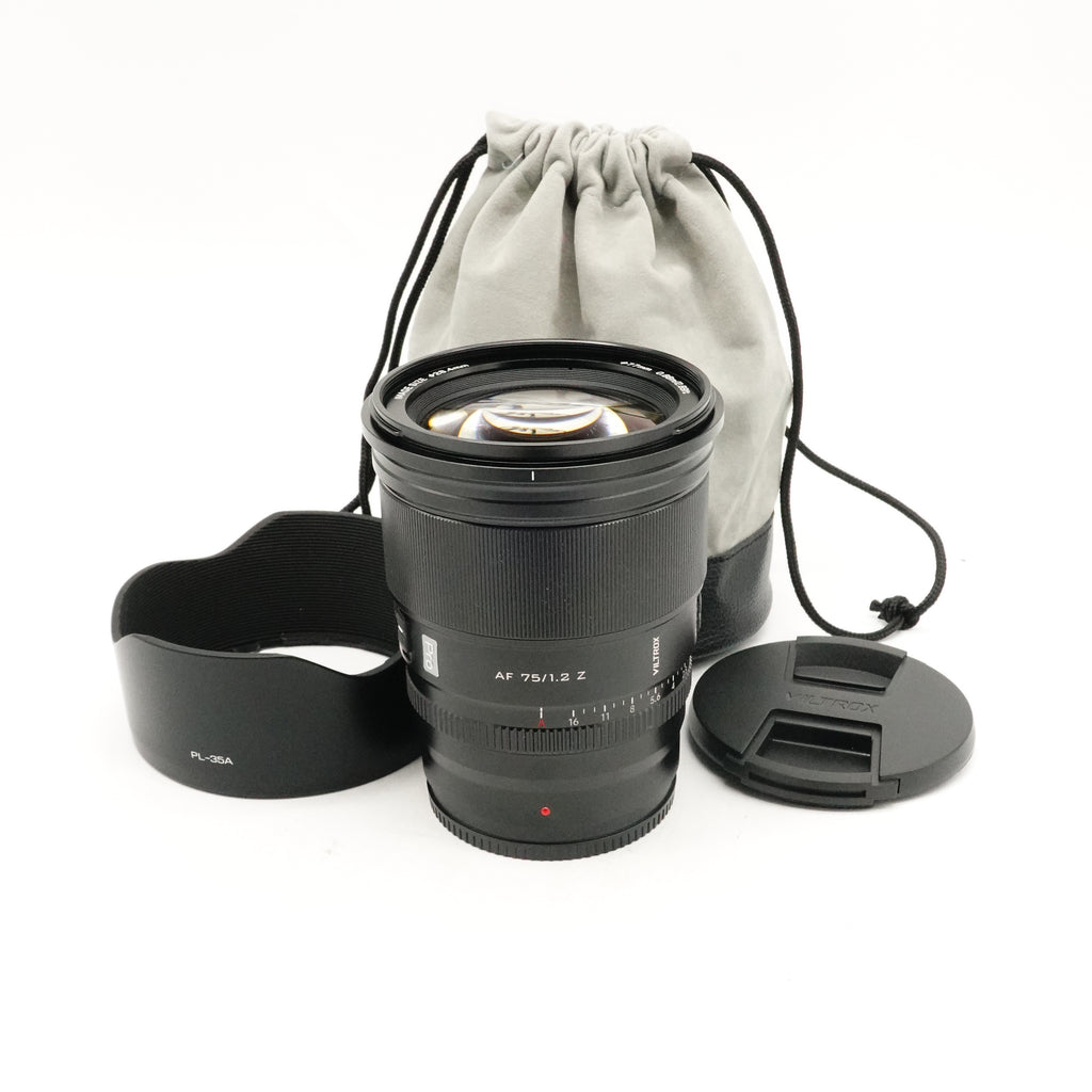 Pre-Owned Viltrox AF 75mm f/1.2 PRO Lens (Nikon Z Mount) With Caps, Hood & Pouch SN: 02WUACJ (Second Hand)