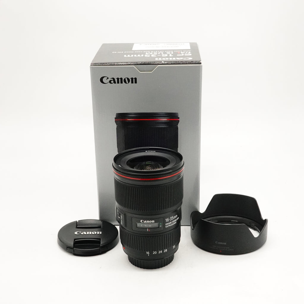 Pre-Owned Canon EF 16-35mm f/4 L IS USM Lens With Box & All Accessories SN: 7280002212 (Second Hand)