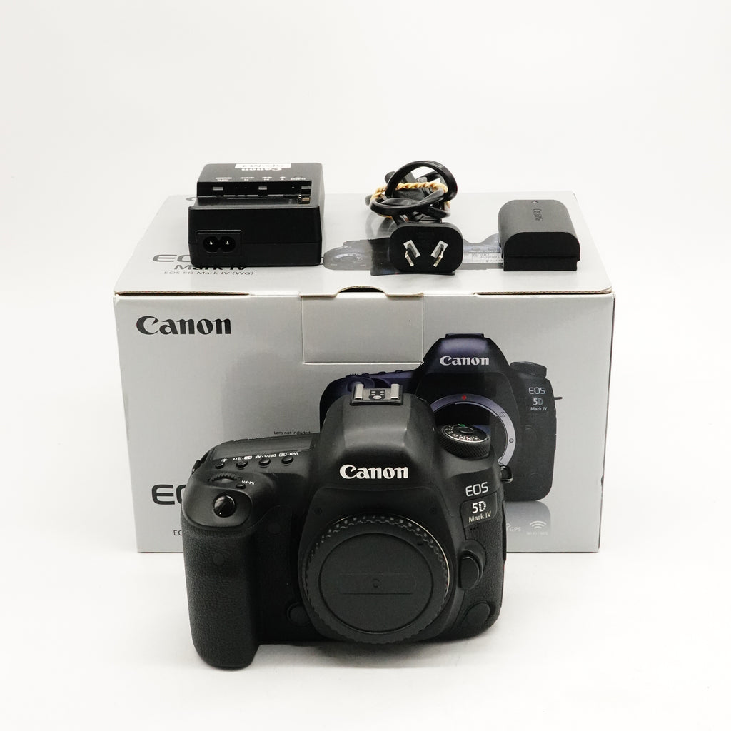 Pre-Owned Canon 5D Mark IV Body With Charger Battery & Box SN: 035022000347 (Second Hand)