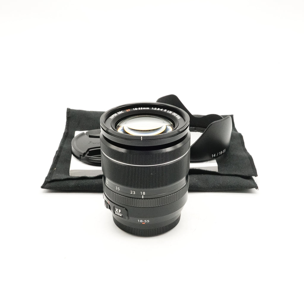 Pre-Owned Fujifilm XF 18-55mm f/2.8-4 R LM OIS Lens With Caps, Hood, Wrap SN: 88A10059 (Second Hand)