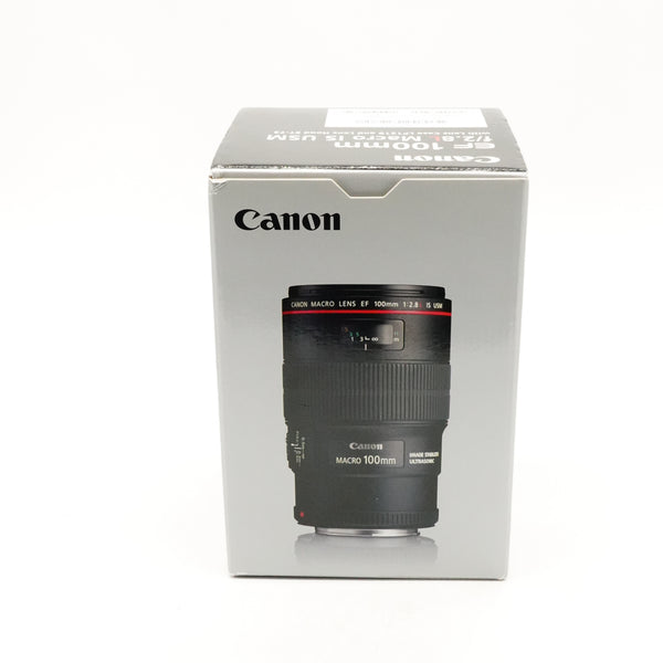 Pre-Owned Canon EF 100mm f/2.8L IS Macro Lens With Pouch & Box SN: 6319422 (Second Hand)