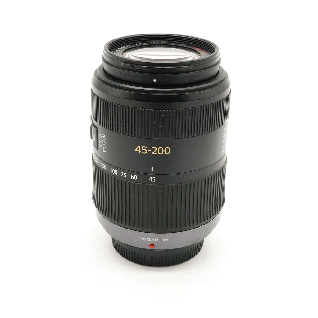Pre-Owned Panasonic LUMIX G Vario 45-200mm f/4-5.6 MEGA OIS Lens With Rear Cap SN: XT8JA004070 (Second Hand)