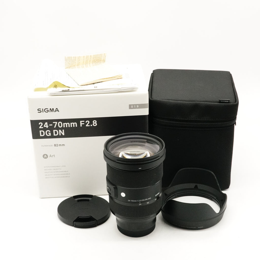 Pre-Owned Sigma 24-70mm f/2.8 DG DN Mark Art Lens for Sony-E Mount With Box & Accessories SN: 56531059 (Second Hand)
