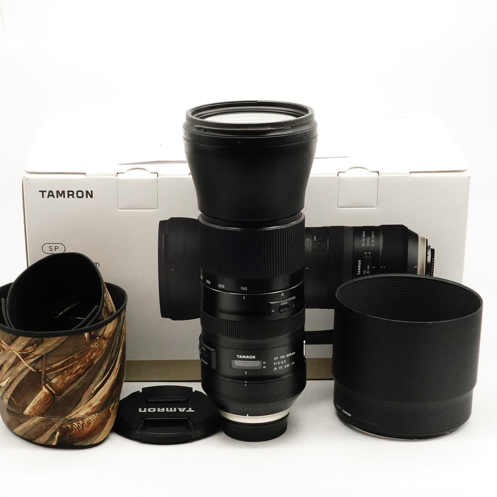 Pre-Owned Tamron SP 150-600mm f/5-6.3 Di VC USD G2 Lens for Nikon With Box, Hood, F&R Caps SN: 034061 (Second Hand)